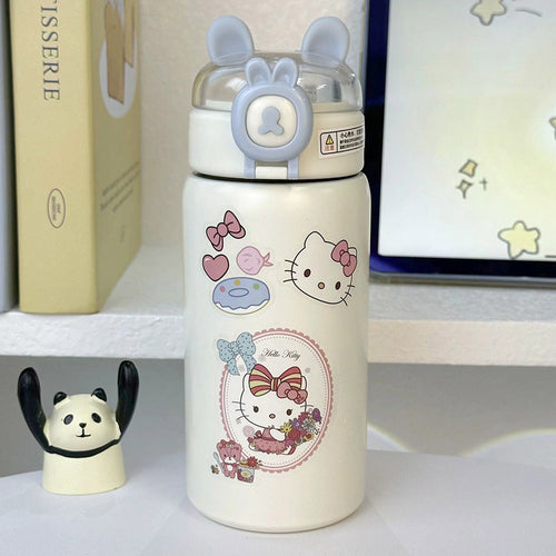 Damen Isoliertrinkflasche mit sicherem Klappverschluss und niedlichem Design Luvikno