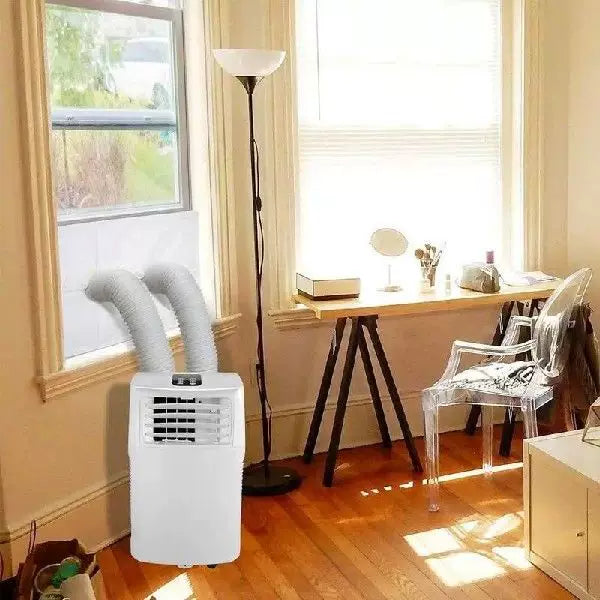 Unisex en størrelse justerbar vindusventilasjonsadaptersett for bærbare klimaanlegg med glidelås stoffpanel og borrelås med krok og sløyfe Luvikno
