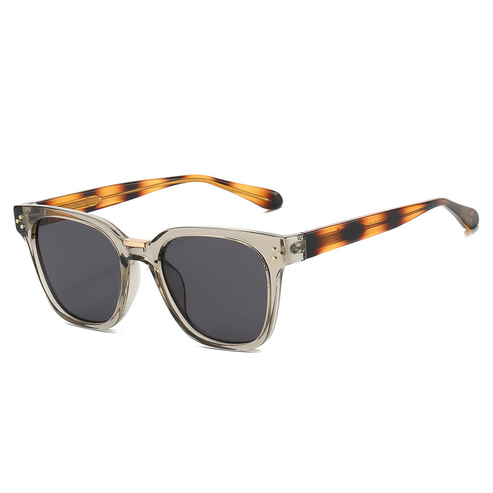 Damer Geometrisk solbrille med bred ramme og UV-beskyttelse Luvikno
