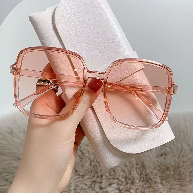 Dame kvadratisk oversized solbrille med integrert UV-beskyttelse Luvikno