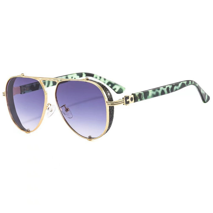 Dame moteriktig solbrille med innovativ retro-futuristisk design Luvikno