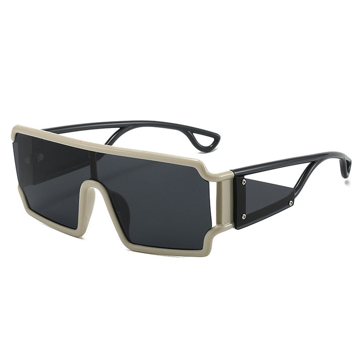 Dame moderne sports-solbriller med beskyttende ramme og trendy design Luvikno