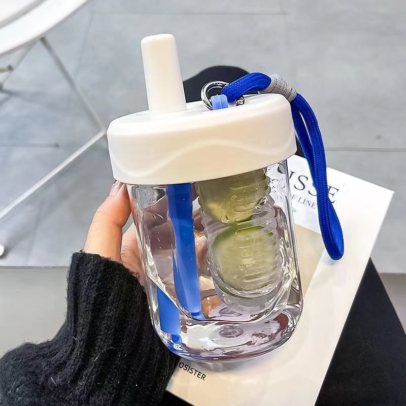 Damer Multifunksjonell Frukt-Infuser-Flaske Luvikno