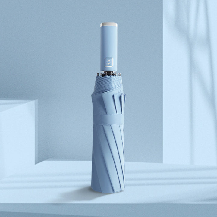 Kvinnes Foldbar Paraply med Robust Ramme og UV Beskyttelse Luvikno