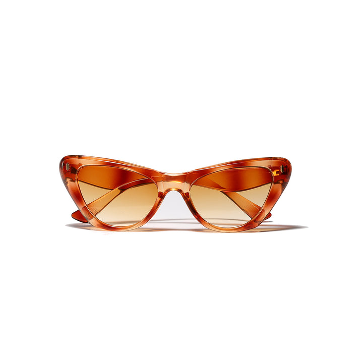 Dame trendy Cat-Eye solbriller Luvikno