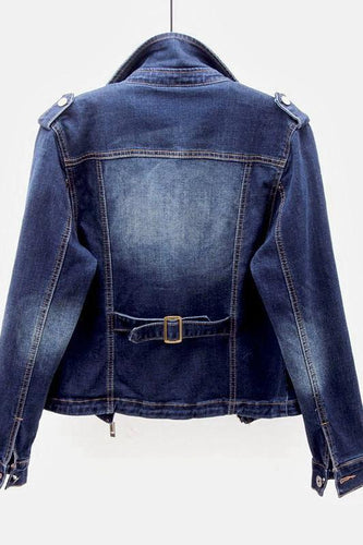 Luvik | Puku Kaulus Stretch Denim Takki