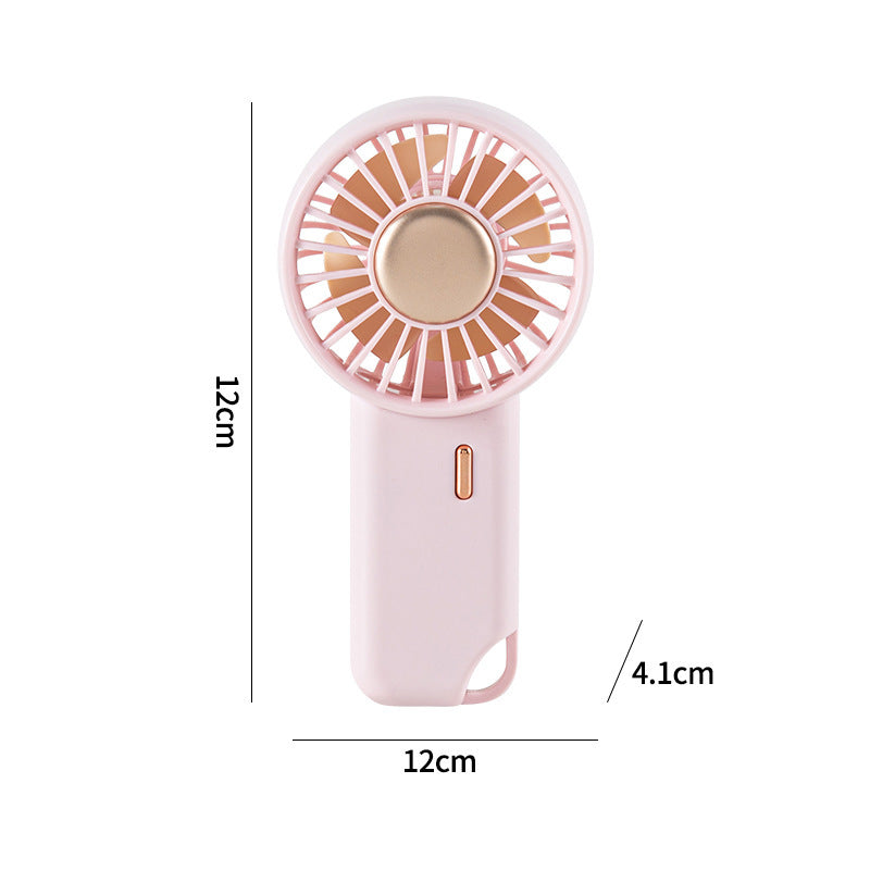 Damen bærbar håndvifte med ergonomisk design og USB-lading Luvikno