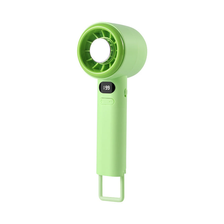 Unisex håndholdt USB-vifte med digital kontroll Luvikno