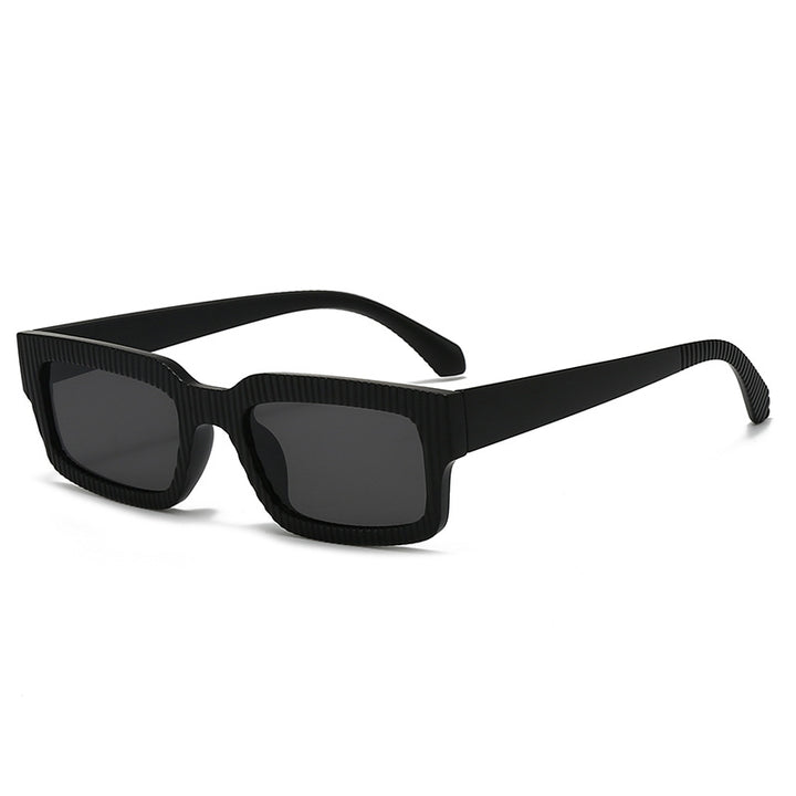 Dame moteriktig solbrille med geometrisk ramme Luvikno