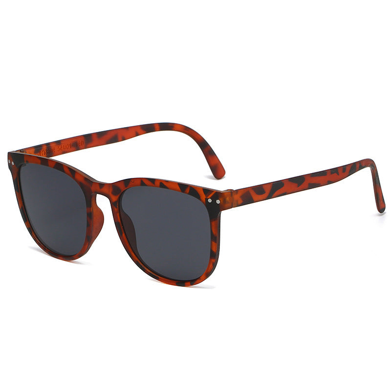 Dame Modische Skilpadde Solbrille med stilig Ramme Luvikno