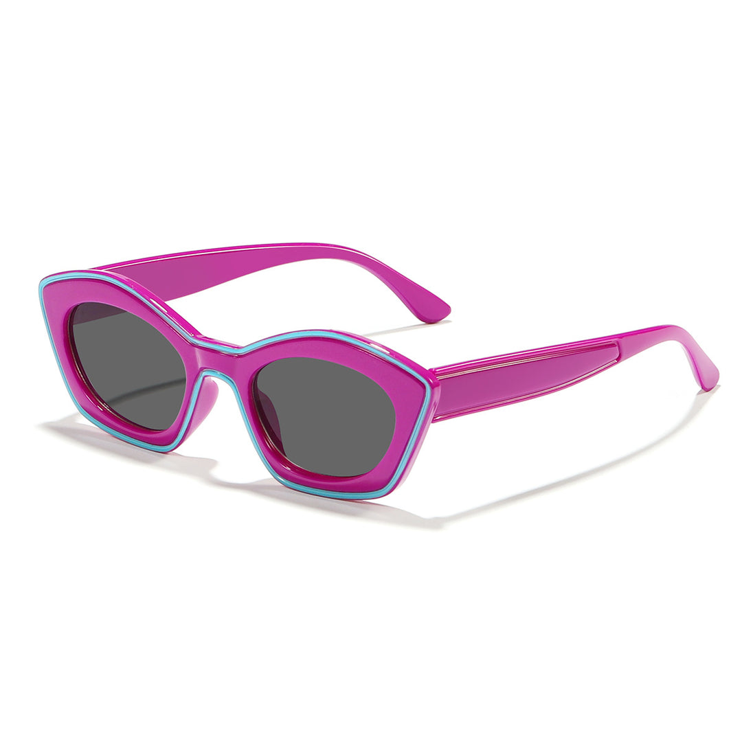 Dame moteriktig solbrille med elegant ramme og trendy design Luvikno