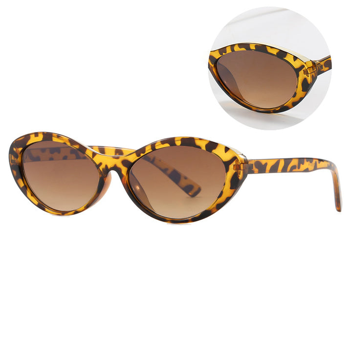 Dame stilige Cat-Eye solbriller med myke kurver og UV-beskyttelse Luvikno