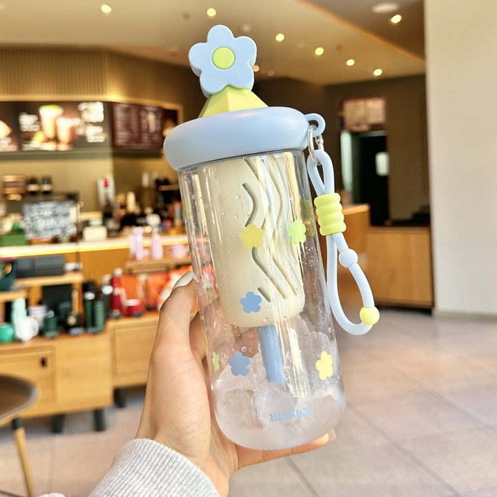 Unisex Drikkebecher med motiver og siliklokk Luvikno