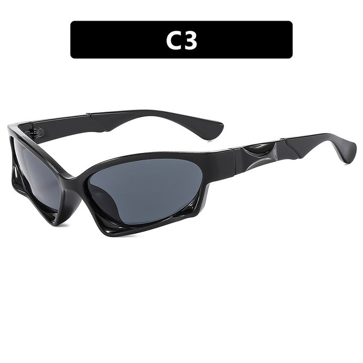 Dame sporty solbrille med moderne, aerodynamisk design Luvikno