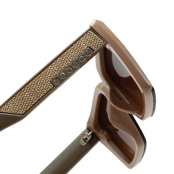Dame stilig solbrille med glitrende detaljer Luvikno
