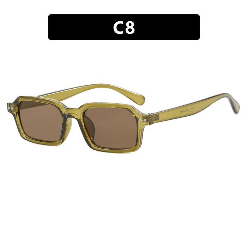 Dame moterik quadratisk solbrille i urban design Luvikno