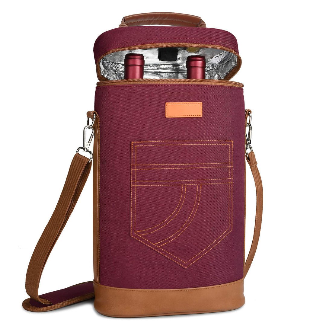 Unisex Isolert Flaske Transport Bag Luvikno