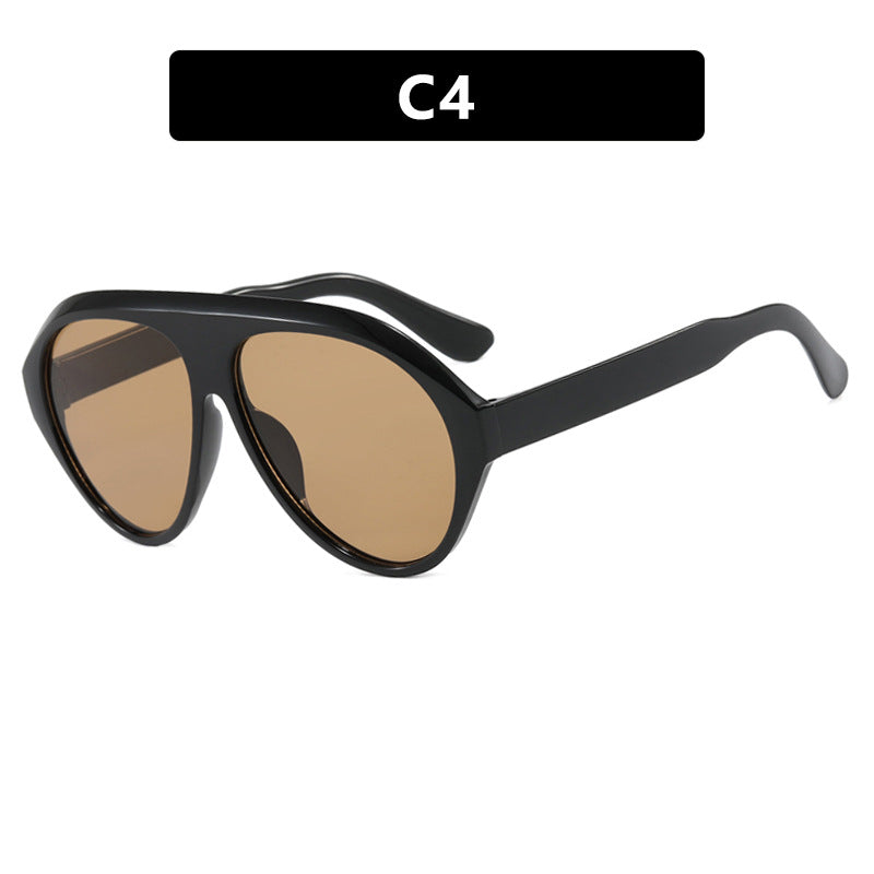 Damer oversized solbriller med stilfull design og beskyttende UV-filter Luvikno