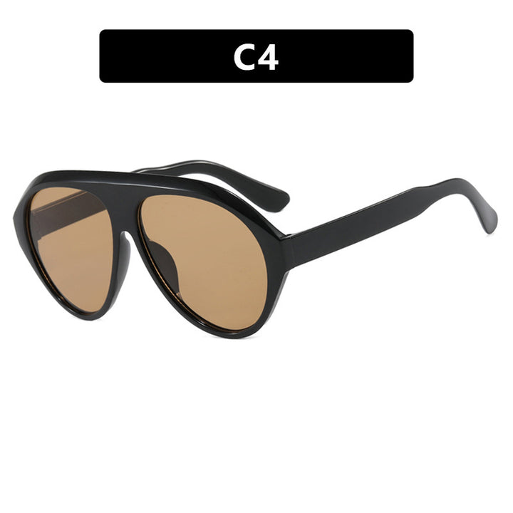 Damer oversized solbriller med stilfull design og beskyttende UV-filter Luvikno