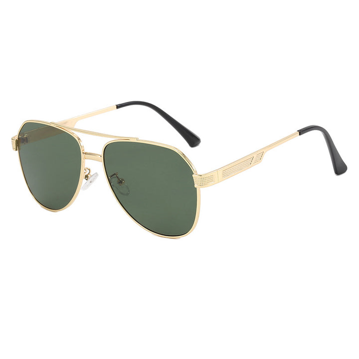 Dame elegant aviator-solbriller med robust metallramme og UV-beskyttelse Luvikno