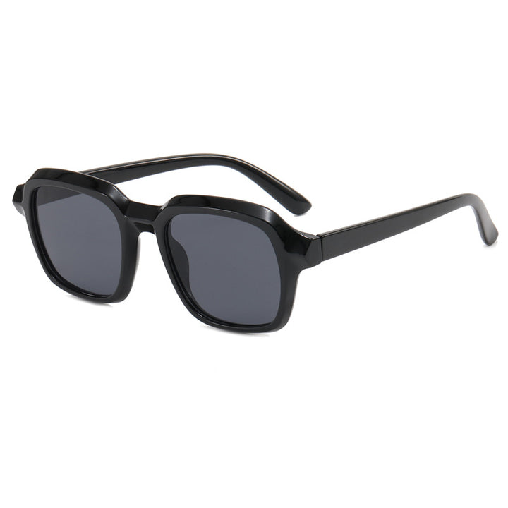 Dame kvadratisk solbrille med stilige rammer Luvikno