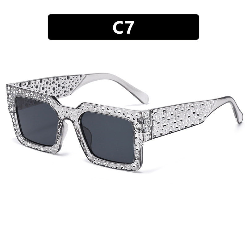 Dame ekstravagant solbrille med glitrende aksent Luvikno