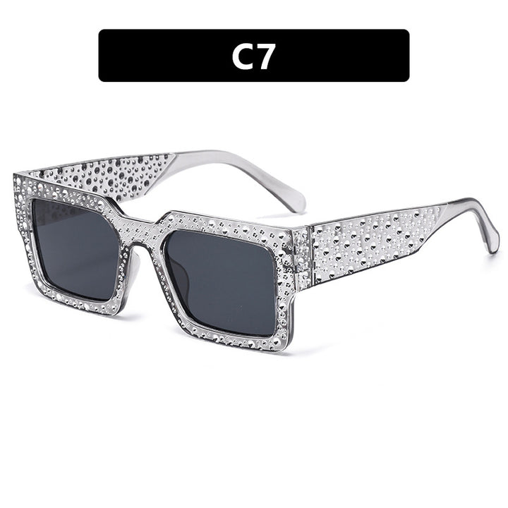Dame ekstravagant solbrille med glitrende aksent Luvikno