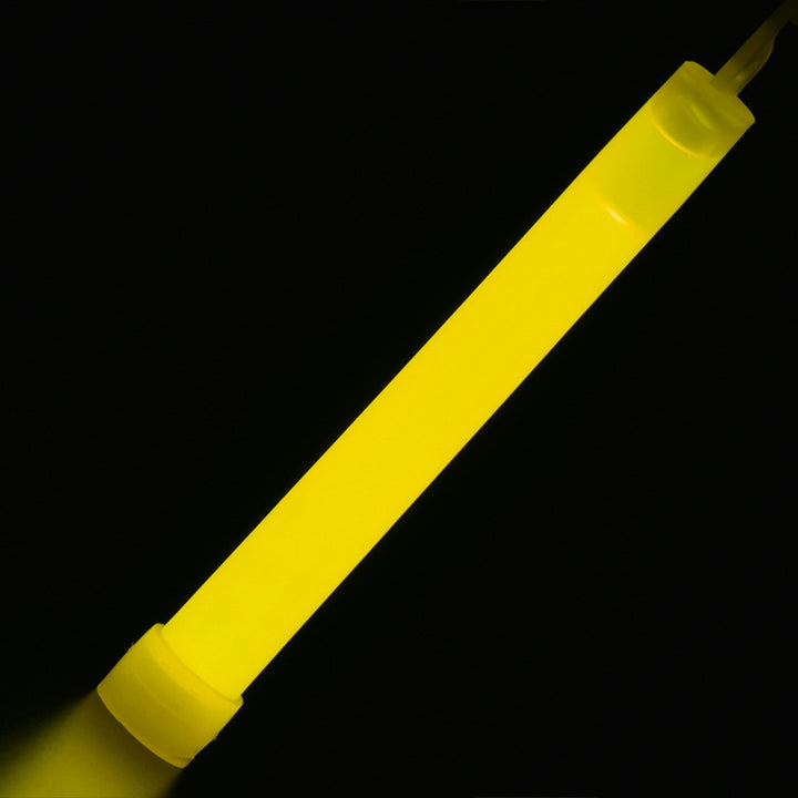 Luvikno | Cyalume Militærklasse Grønn Glow Sticks - Premium Lyssterk 6” Chemlight Nød Glow Sticks Med 12 Timer Varighet (Storkjøp Av 10 Chem Lights)