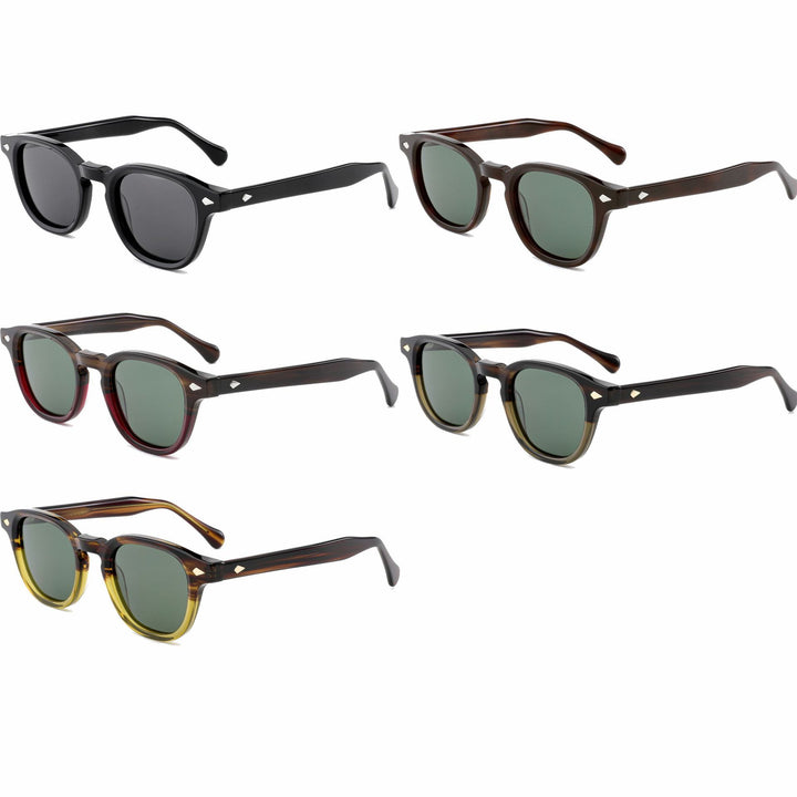 Dame solbrille med elegant design og polariserte linser Luvikno