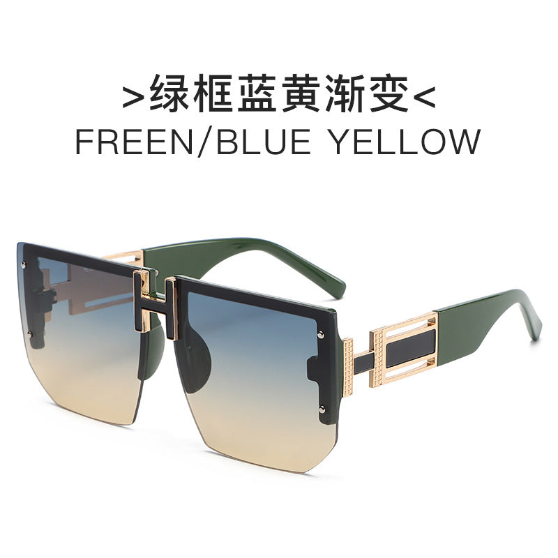 Dame futuristisk kvadrat solbrille Luvikno