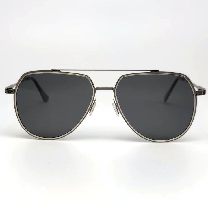 Herre elegant pilot-solbrille med polariserte glass Luvikno