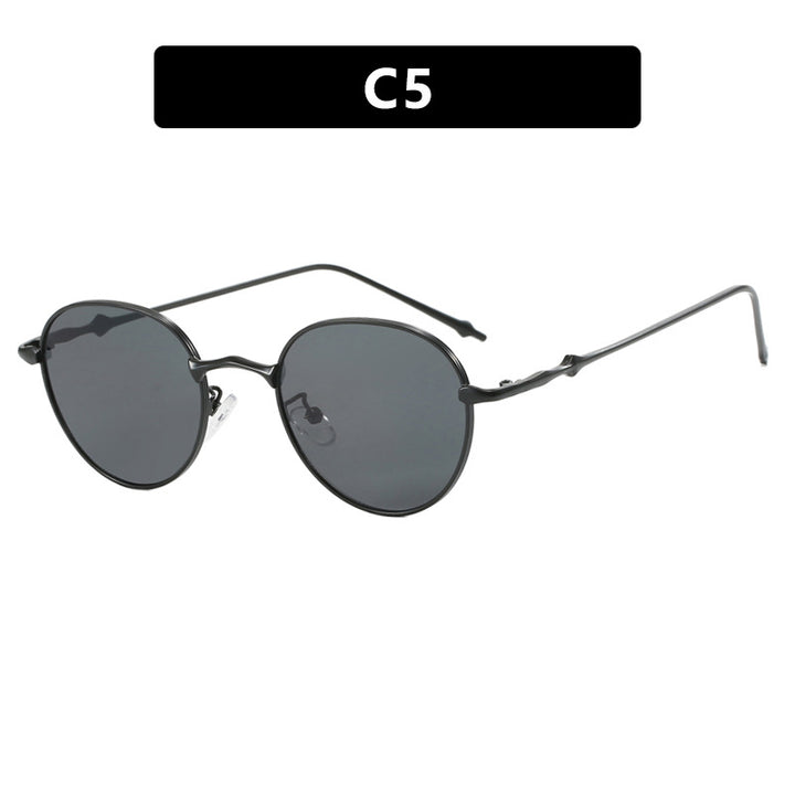 Dame elegant solbrille i moderne oval design Luvikno