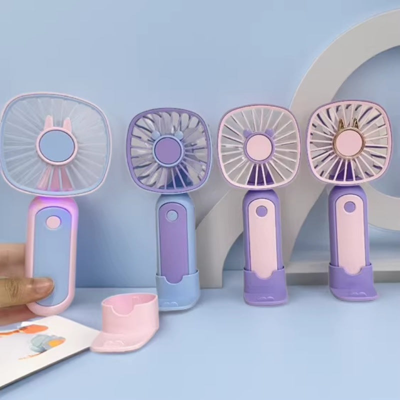 Unisex Bærbar Mini-Håndvifte med kreative funktioner Luvikno