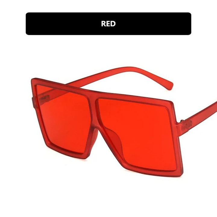 Dame stilige oversized solbriller i elegant kvadratdesign Luvikno