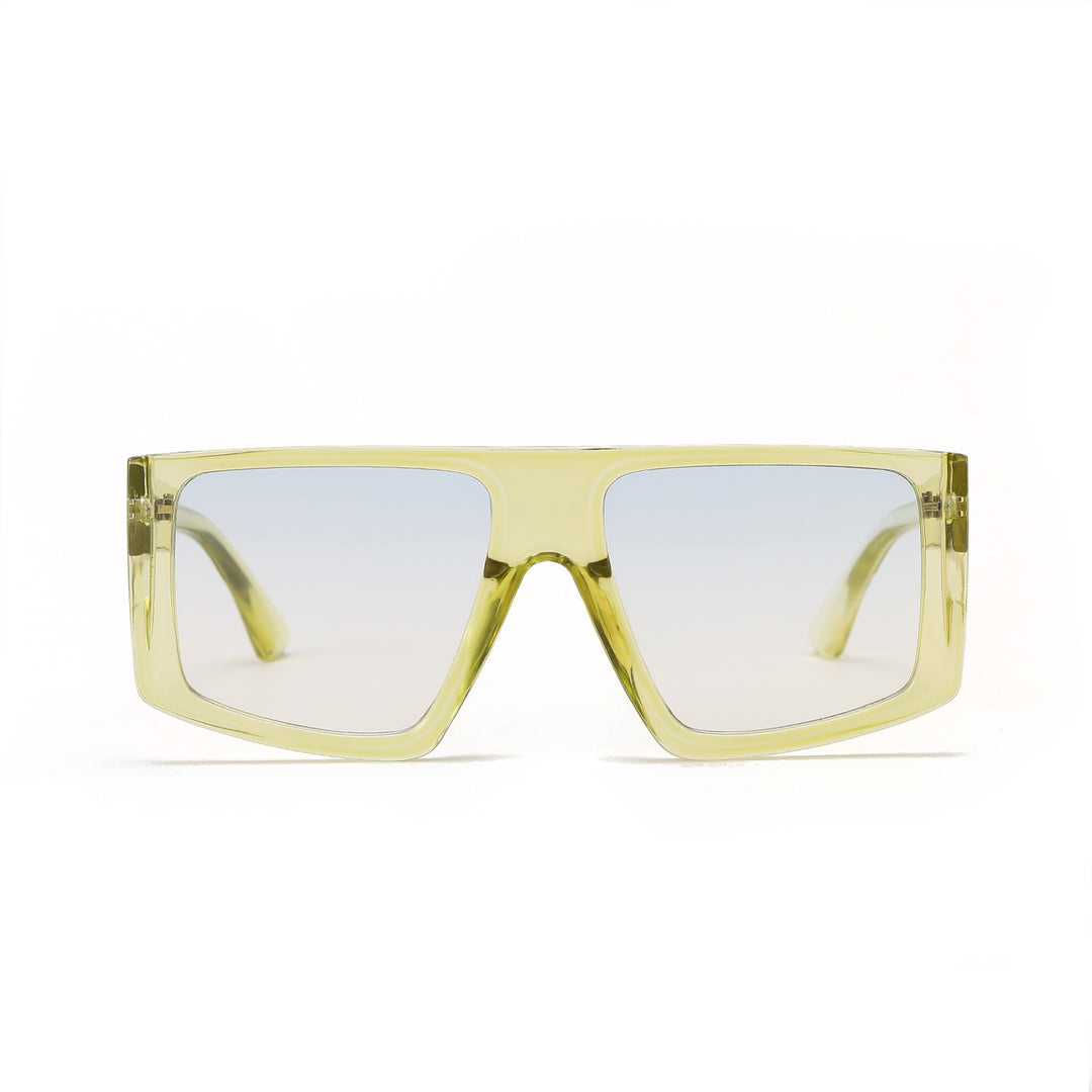 Dame oversized geometrisk solbrille Luvikno
