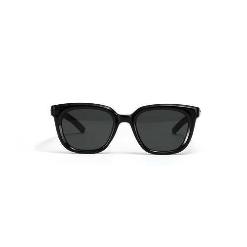 Damer moteriktig transparent solbrille med smal ramme og UV-beskyttelse Luvikno