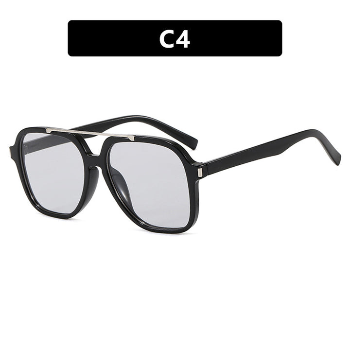 Dame kvadratisk solbrille med beskyttende UV-filter og elegant ramme Luvikno