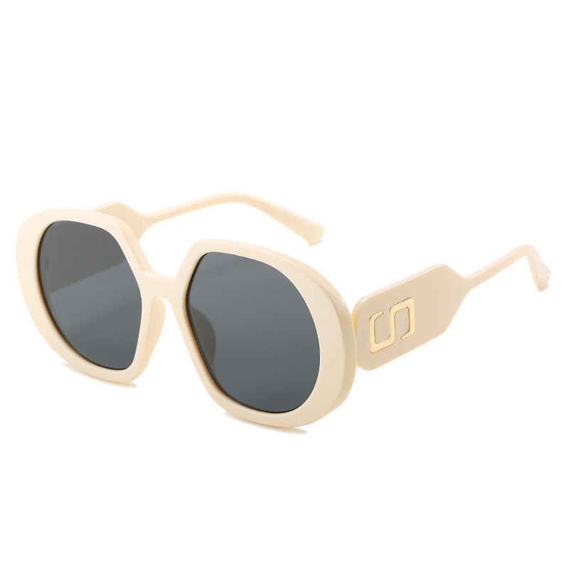 Dame oversized solbriller med markant ramme og UV-beskyttelse Luvikno