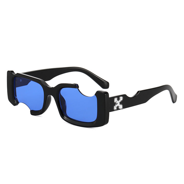 Dame eksklusiv moderne solbrille med futuristisk design Luvikno
