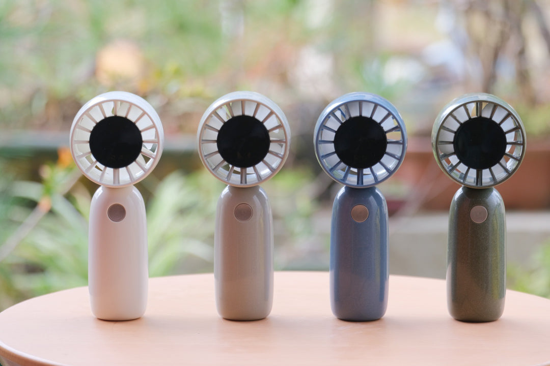 Unisex Bærbar Håndvifte med kraftig batteri og kompakt design Luvikno