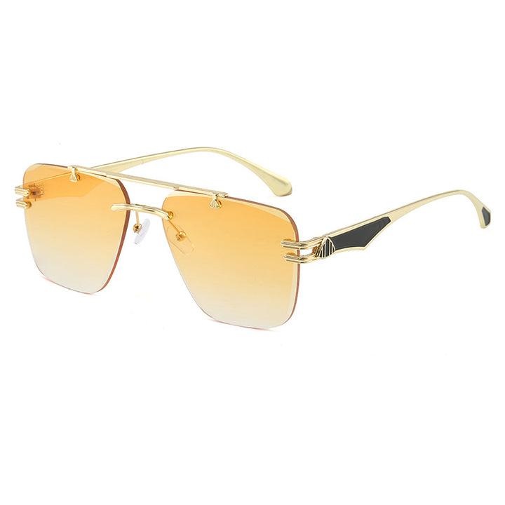 Dame Designer-solbrille i ekstravagant ramme Luvikno
