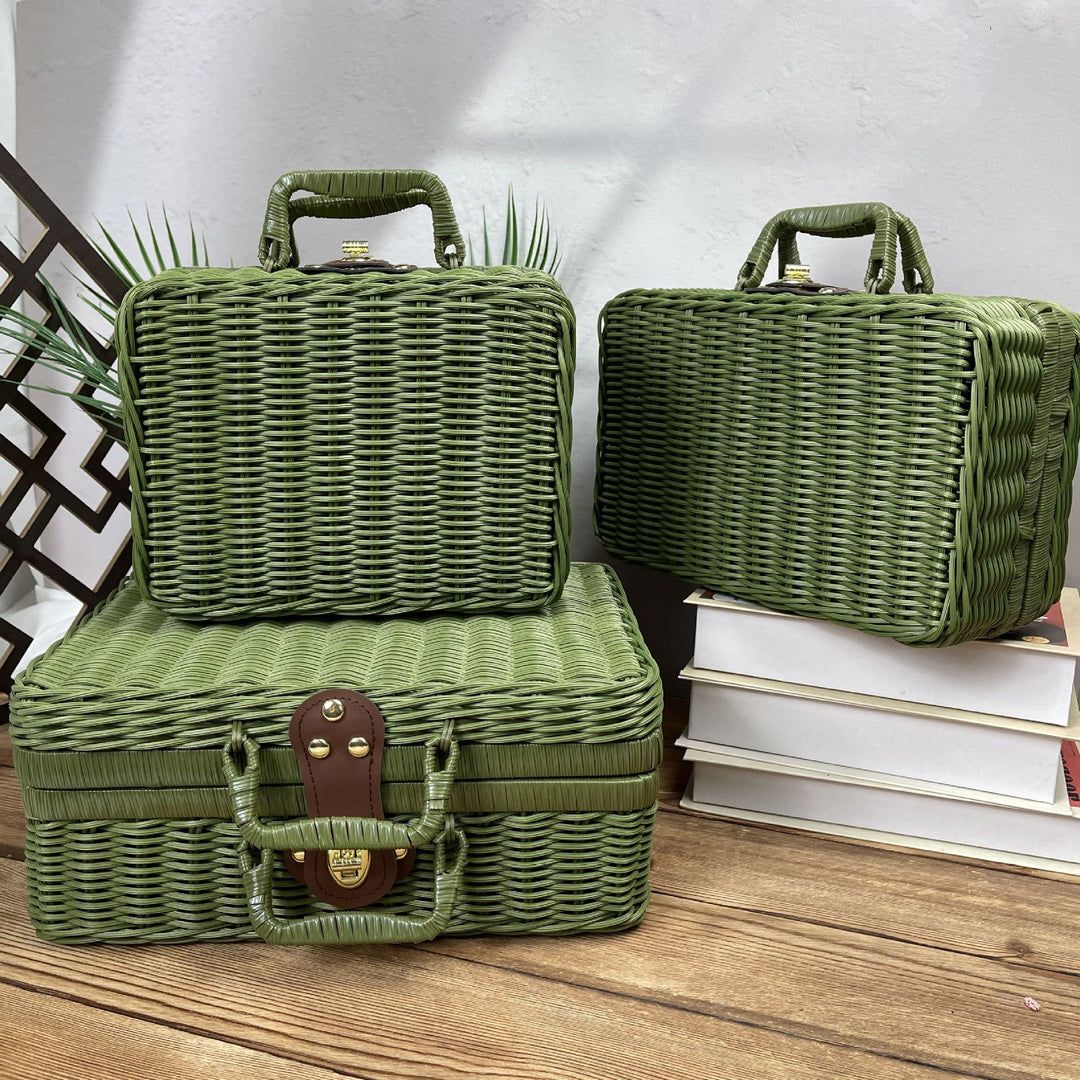 Dame Rattan Håndveske Luvikno