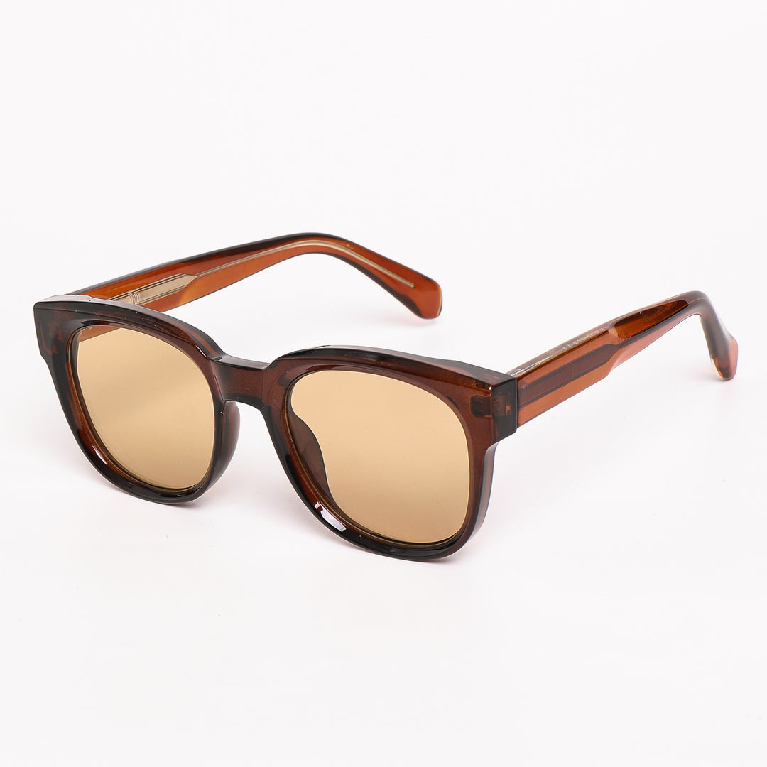 Dame moteriktig solbrille i elegant kvadrat-design med UV-beskyttelse Luvikno