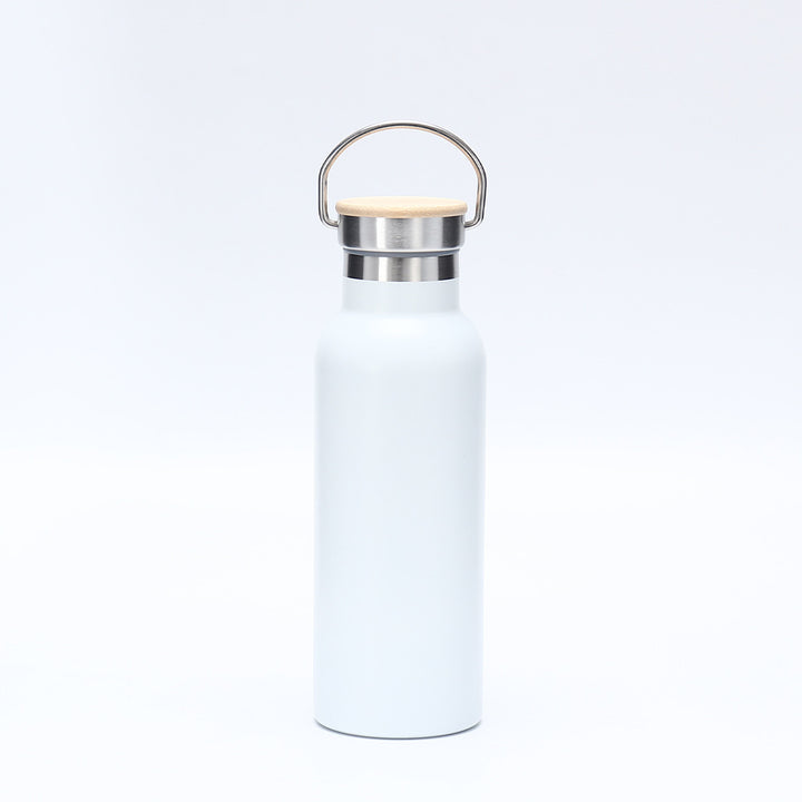 Dame isolert rustfritt stål drikkeflaske med tredeksel Luvikno