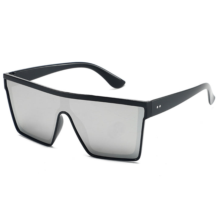 Dame futuristisk oversized solbrille Luvikno