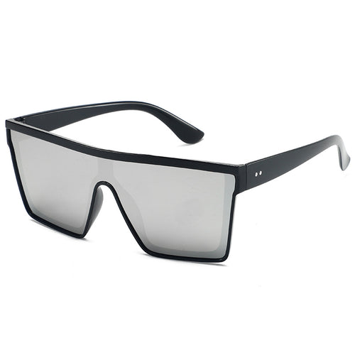Dame futuristisk oversized solbrille Luvikno