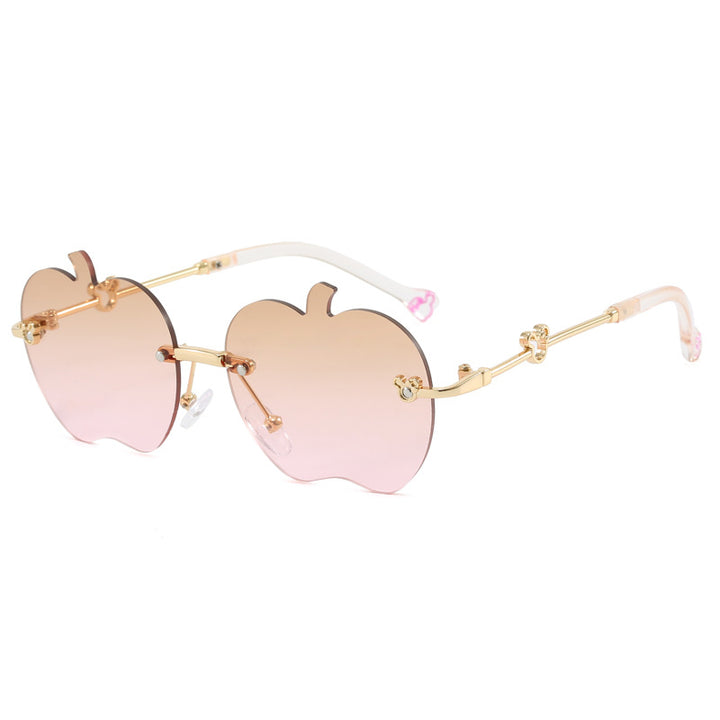 Dame solbrille i unikt epledesign Luvikno