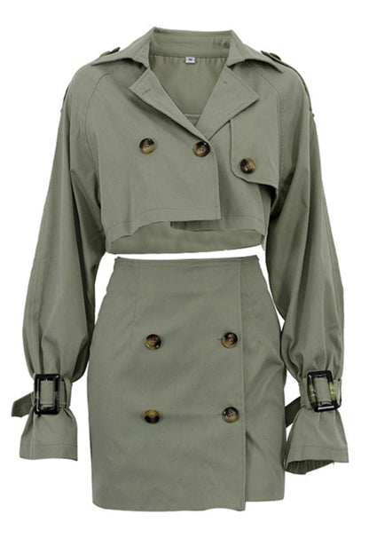 Luvik | Napitusyksityiskohta Lyhennetty Takki & Minihame-setti