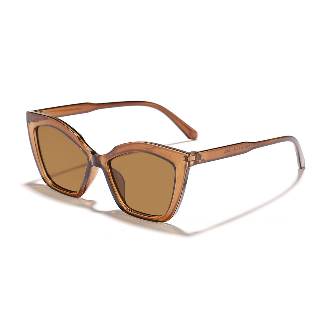 Dame ekstravagante Cat-Eye solbriller Luvikno