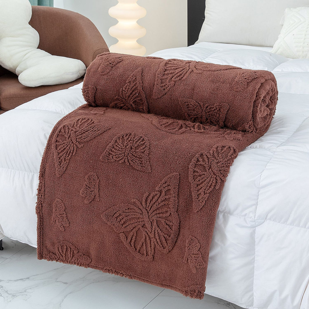 Dame Cozy blandingsvevde teppe Luvikno